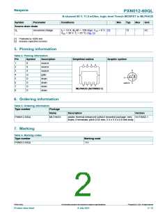 浏览型号PXN012-60QL的Datasheet PDF文件第2页