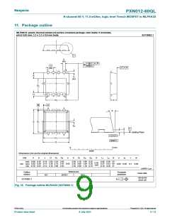 浏览型号PXN012-60QL的Datasheet PDF文件第9页