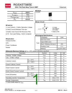 浏览型号RGSX5TS65E的Datasheet PDF文件第1页