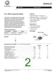 浏览型号RHRP8120的Datasheet PDF文件第2页