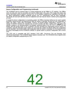 浏览型号UCD90320ZWSR的Datasheet PDF文件第42页