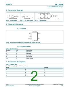 浏览型号XC7SH86GW的Datasheet PDF文件第2页