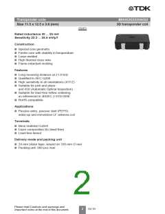 浏览型号B82453C0335A022的Datasheet PDF文件第2页