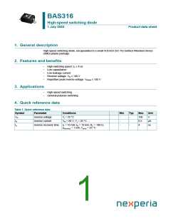 浏览型号BAS316的Datasheet PDF文件第1页