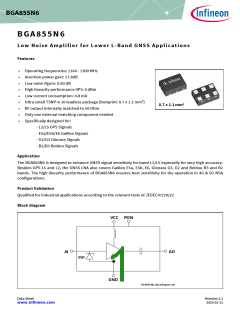 浏览型号BGA855N6的Datasheet PDF文件第1页