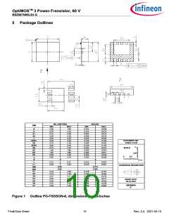 浏览型号BSZ067N06LS3 G的Datasheet PDF文件第10页