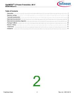 浏览型号BSZ067N06LS3 G的Datasheet PDF文件第2页