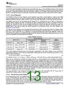 浏览型号DRV8874PWPR的Datasheet PDF文件第13页