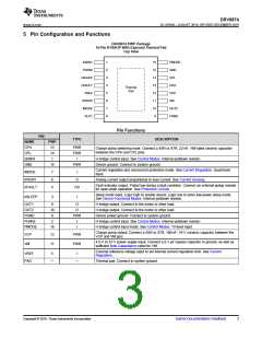 浏览型号DRV8874PWPR的Datasheet PDF文件第3页