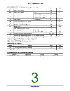浏览型号FCPF190N65FL1-F154的Datasheet PDF文件第3页