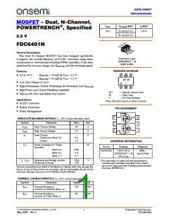 浏览型号FDC6401N的Datasheet PDF文件第1页