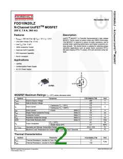 浏览型号FDD10N20LZTM的Datasheet PDF文件第2页