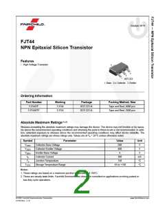 浏览型号FJT44TF的Datasheet PDF文件第2页