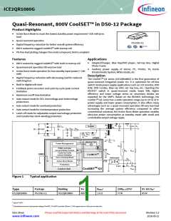 浏览型号ICE2QR1080G的Datasheet PDF文件第1页
