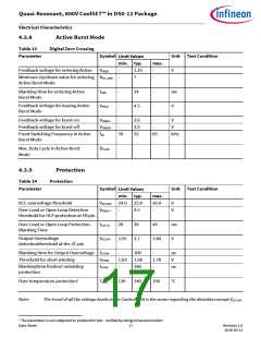 浏览型号ICE2QR1080G的Datasheet PDF文件第17页