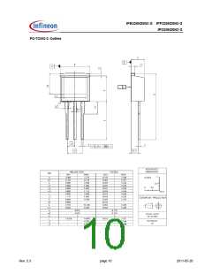 浏览型号IPP320N20N3 G的Datasheet PDF文件第10页