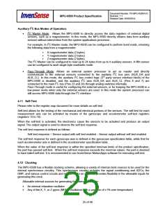 浏览型号MPU-6500的Datasheet PDF文件第25页