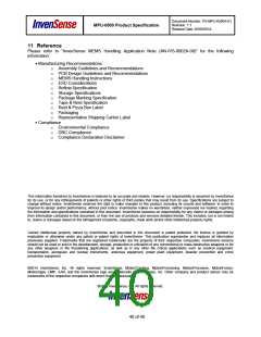 浏览型号MPU-6500的Datasheet PDF文件第40页