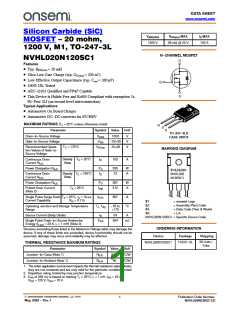 浏览型号NVHL020N120SC1的Datasheet PDF文件第1页