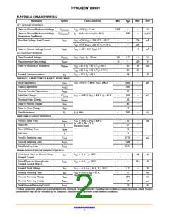浏览型号NVHL020N120SC1的Datasheet PDF文件第2页