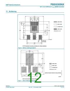 浏览型号PBSS305NX的Datasheet PDF文件第12页