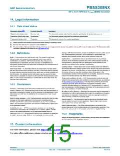 浏览型号PBSS305NX的Datasheet PDF文件第15页