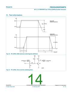 浏览型号PBSS4260PANPS的Datasheet PDF文件第14页