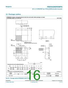 浏览型号PBSS4260PANPS的Datasheet PDF文件第16页