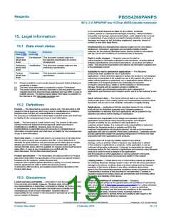 浏览型号PBSS4260PANPS的Datasheet PDF文件第19页