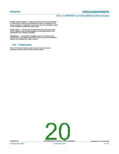 浏览型号PBSS4260PANPS的Datasheet PDF文件第20页