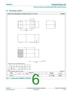 浏览型号PESD5V5HS-SF的Datasheet PDF文件第6页