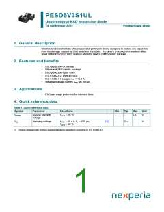 浏览型号PESD6V3S1UL的Datasheet PDF文件第1页