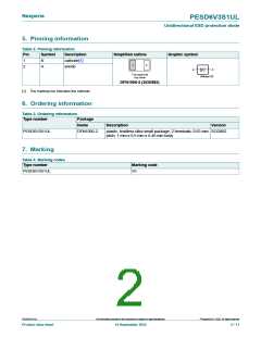 浏览型号PESD6V3S1UL的Datasheet PDF文件第2页
