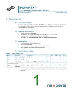 浏览型号PMPB47XP的Datasheet PDF文件第1页