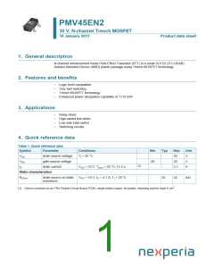 浏览型号PMV45EN2的Datasheet PDF文件第1页