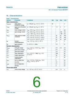 浏览型号PMV45EN2的Datasheet PDF文件第6页