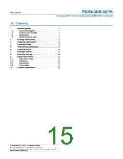 浏览型号PSMN3R5-80PS的Datasheet PDF文件第15页