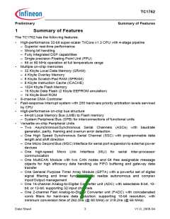 浏览型号SAK-TC1762-128F80HL AC的Datasheet PDF文件第7页