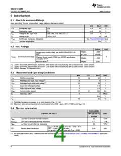 浏览型号SN65HVS883的Datasheet PDF文件第4页