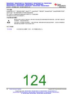 浏览型号TMS320F28026FPTT的Datasheet PDF文件第124页