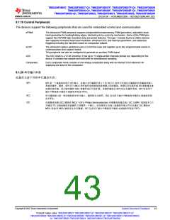 浏览型号TMS320F28026FPTT的Datasheet PDF文件第43页