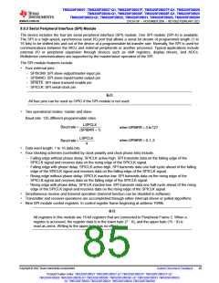 浏览型号TMS320F28026FPTT的Datasheet PDF文件第85页