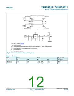浏览型号74HCT4511D的Datasheet PDF文件第12页