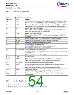 浏览型号BTS7040-1EPA的Datasheet PDF文件第54页