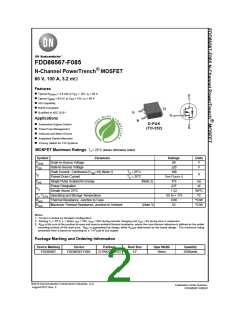 浏览型号FDD86567-F085的Datasheet PDF文件第2页