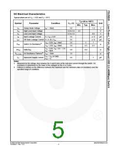 浏览型号FSUSB20MUX的Datasheet PDF文件第5页