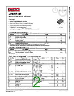 浏览型号MMBT3904T的Datasheet PDF文件第2页