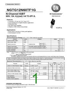浏览型号NGTG12N60TF1G的Datasheet PDF文件第1页
