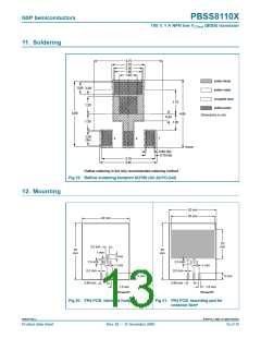 浏览型号PBSS8110X的Datasheet PDF文件第13页