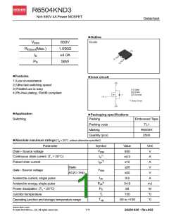 浏览型号R6504KND3的Datasheet PDF文件第1页